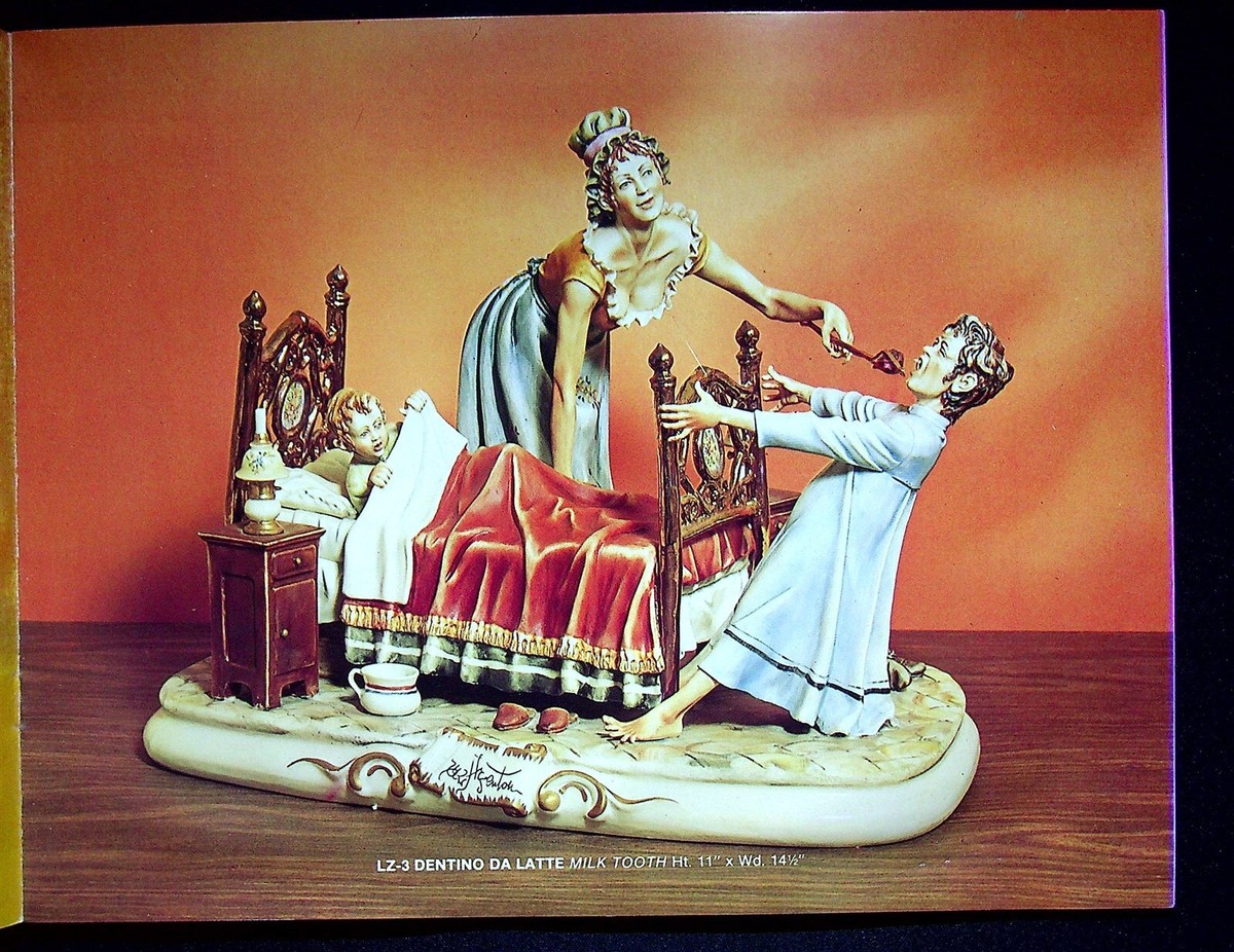 1980 Capodimonte Porcelain Art Laurenz Collection Catalog Enzo