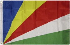 2x3 Seychelles Flag 2'x3' Banner Grommets 100D
