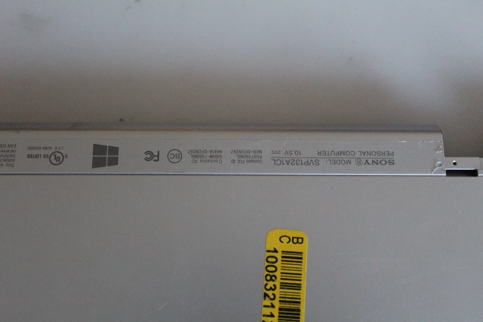 Serie Funda Trasera Inferior Gris Para Sony VAIO PRO 13 SVP13 SVP132 Foto 4 de 4