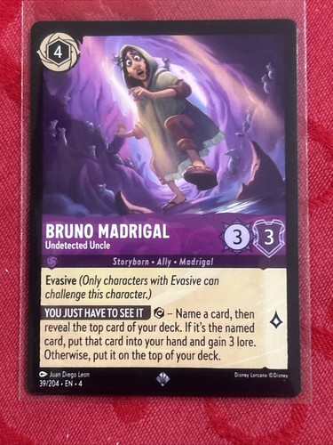 Disney Lorcana - Ursula’s Return - Bruno Madrigal - Undetected Uncle - 39/204 - Picture 6 of 7
