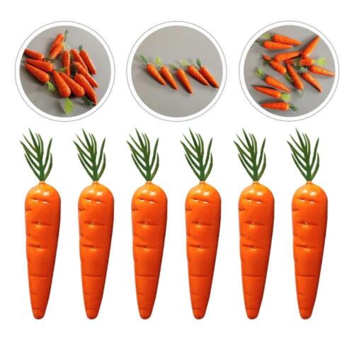 Plastic Artificial Foam Fake Mini Carrots For Wedding Party Decor US