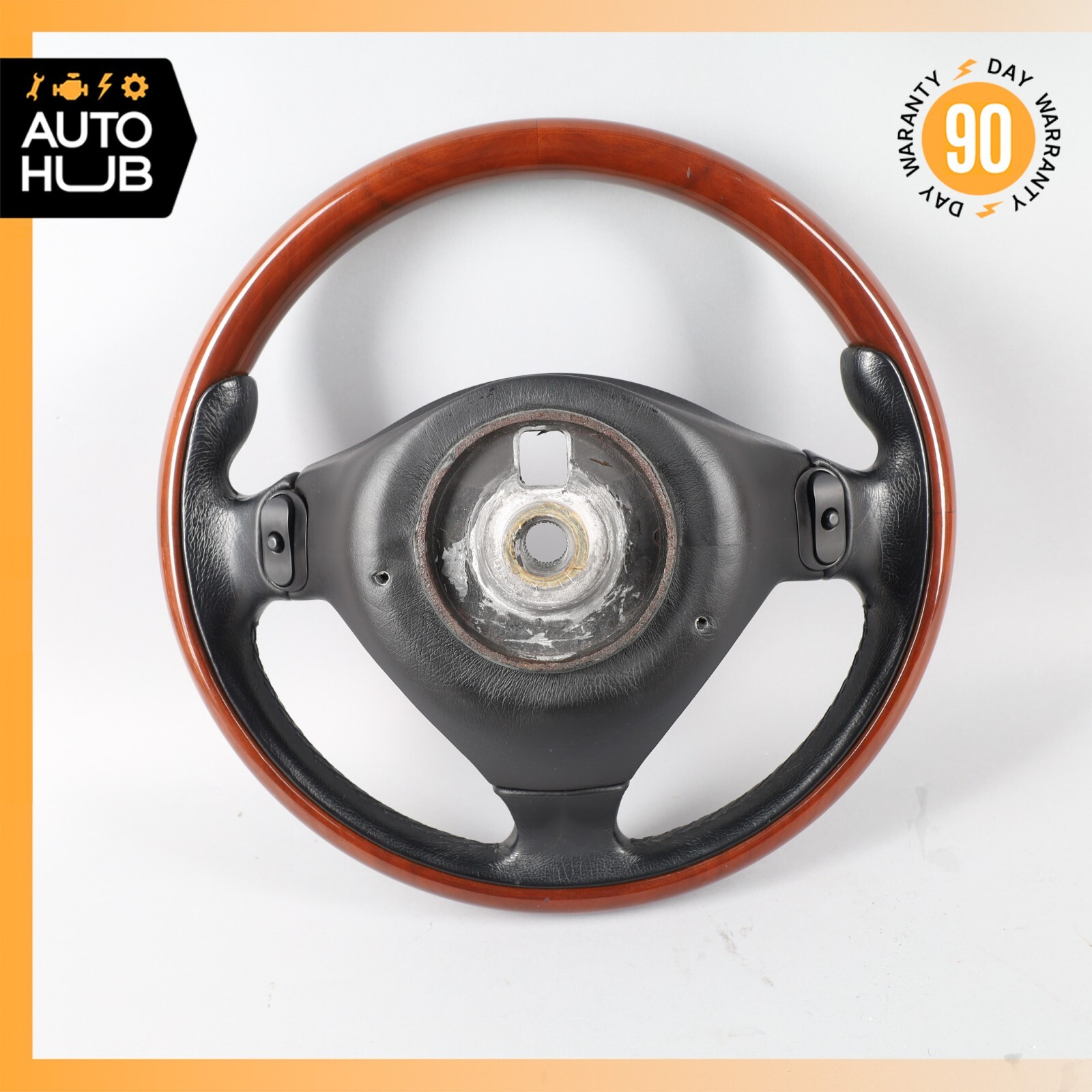 08-19 Maserati GranTurismo M145 Steering Wheel Rosewood Black OEM