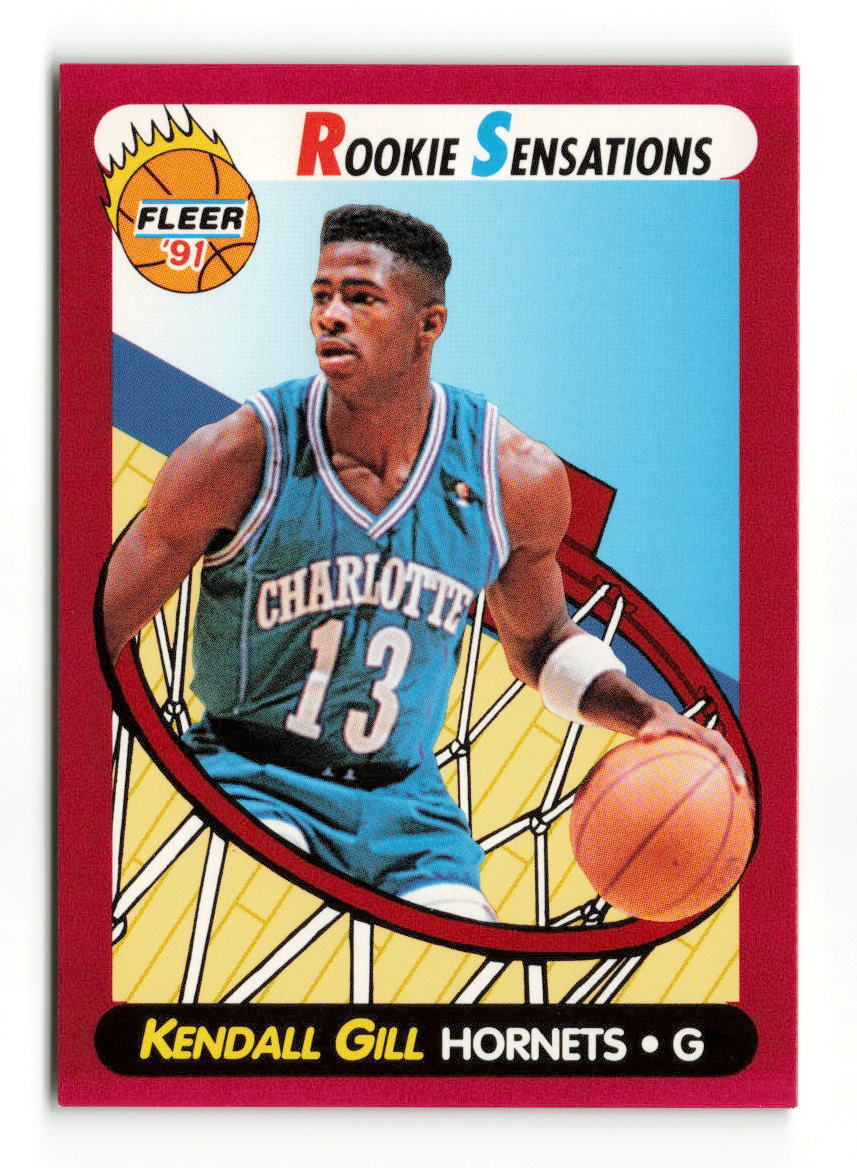 1991-92 FLEER ROOKIE SENSATIONS #4 KENDALL GILL