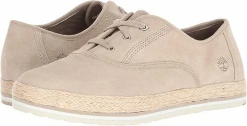 Scarpe basse Timberland donna Eivissa Sea Oxford beige chiaro in pelle pizzo A1MA5