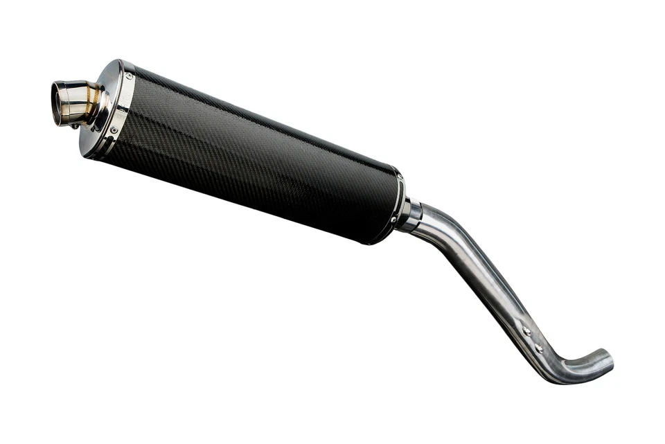 Комплект овального углеродного глушителя выхлопной системы Triumph Tiger 1050 2006-2012 Slip On 18 дюймов - Изображение 4 из 4