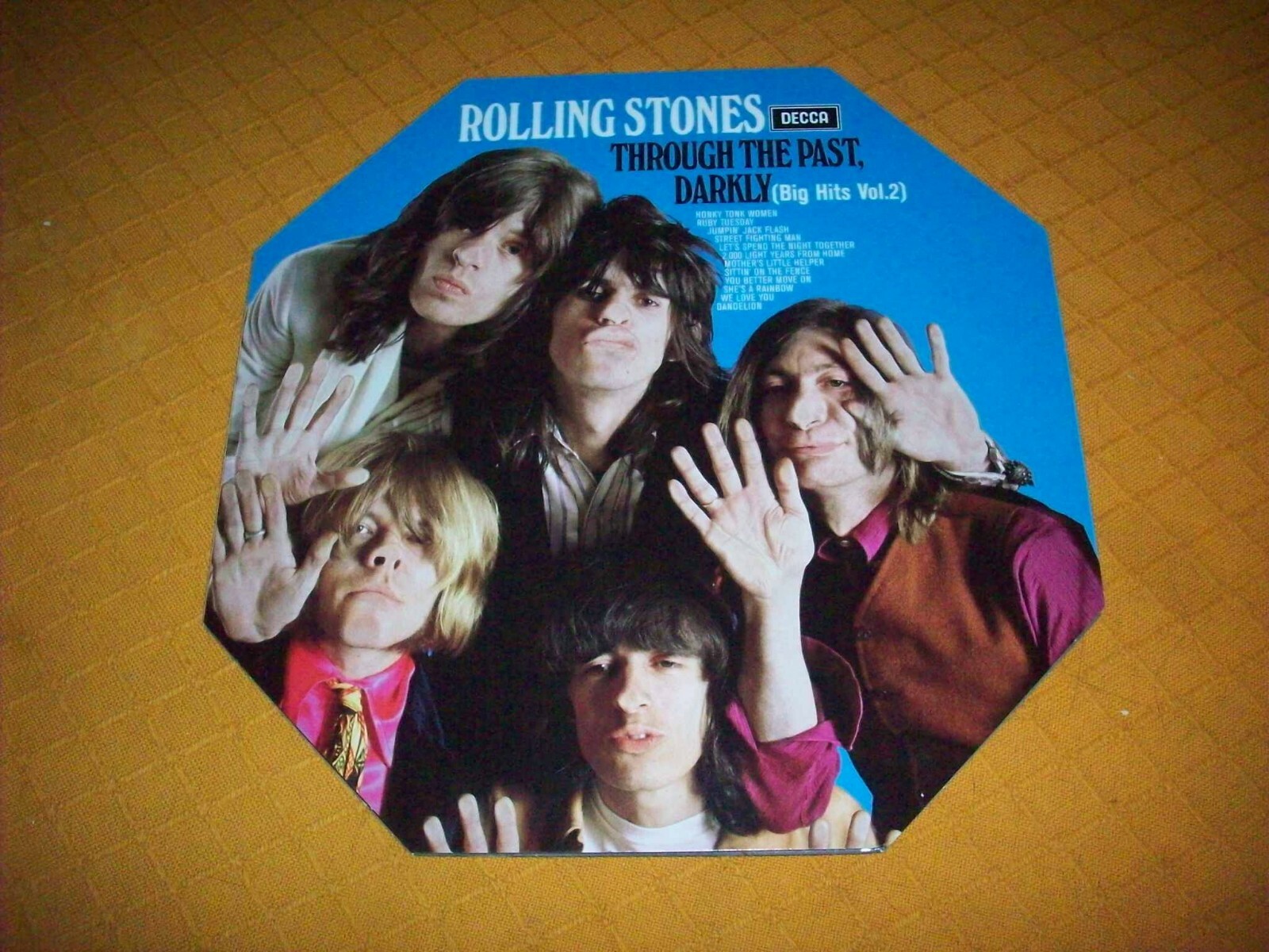 Rolling Stones, Through The Past Darkly, 2019 Orange Vinyl 180 Gram Press .New !