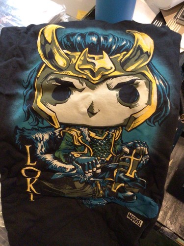 FUNKO LOKI MARVEL GESCHENKBOX FCBD POP + XL SCHWARZ T-SHIRT + THOR #1 COMIC - Bild 4 von 6