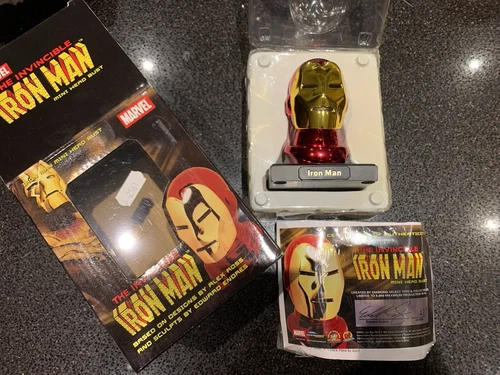 Alex Ross Diamond Select Iron Man Mini Bust RARE  1277/5000 