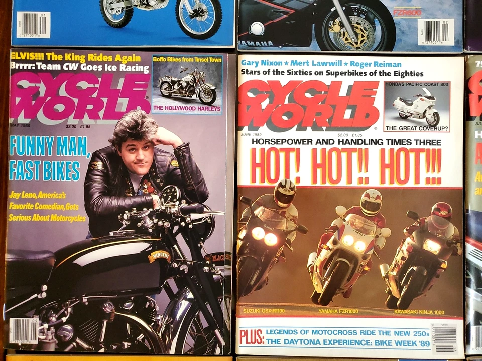 CYCLE WORLD Motorcycle Magazine Lot 1989 - Complete Full Year 12 Issues - Image 4 of 4
