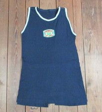 Vintage 1920s Wool Swimsuit Antique Bathing Suit Carondelet YMCA Patch St.Louis