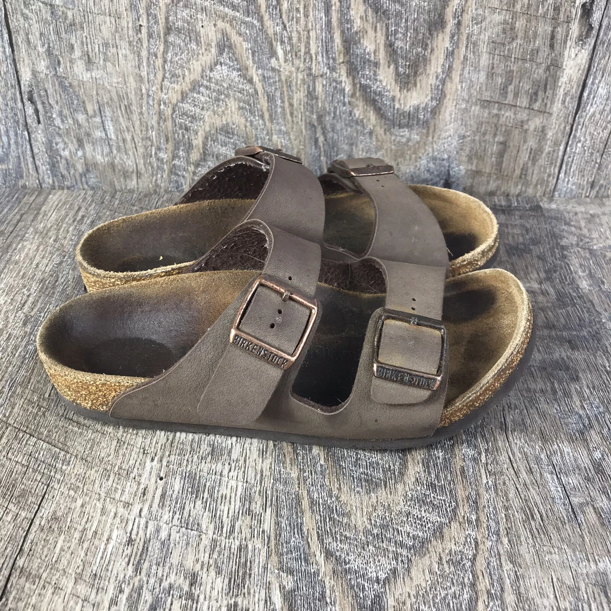 koel fluiten schoner Birkenstock Arizona Kids Size 31 US C13 Birkibuc Mocha Brown Slide Sandals  Shoes | eBay