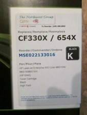 BLACK HIGH YIELD PREMIUM TONER CARTRIDGE Replaces CF330X 654X HY New Sealed