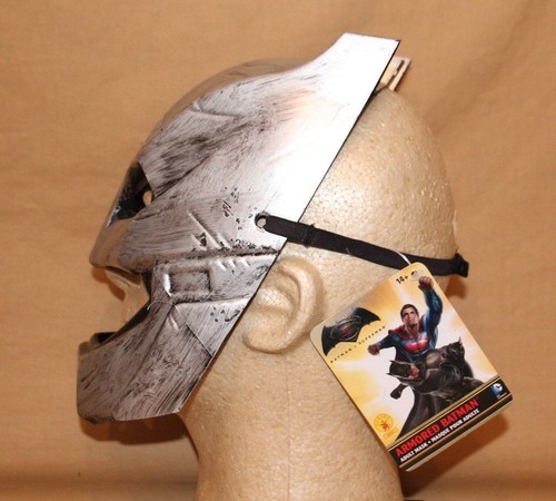 DC COMICS ARMORED BATMAN VS SUPERMAN MOVIE MASK ADULT ONE SIZE FITS ALL NWT - Picture 9 of 12
