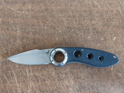 BOKER MAGNUM FOLDING POCKET KNIFE 440 STAINLESS STEEL BLADE Odd Handle