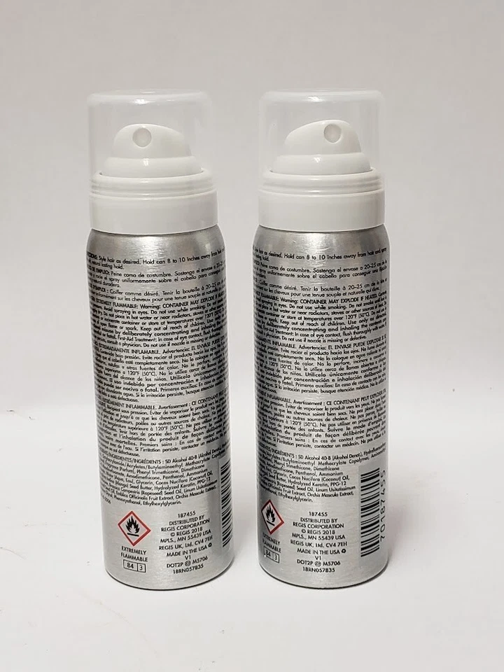 24 x Designline Working Spray 1,5 oz ea Ultimate Flexible Hold Hair Spray Regis - Imagem 4 de 4