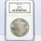 1878-S  $1  MORGAN SILVER DOLLAR SAN FRANCISCO MINT  NGC MS64