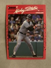 1990 Donruss Baseball  #169 Mickey Tettleton Baltimore Orioles NmMt Free Ship!