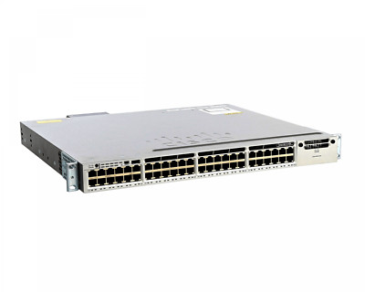 Cisco Catalyst 48 Ports UPoE Network Switch WS-C3850-48U 2x 1100WAC PSU