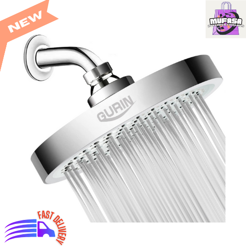 Luxury Bathroom High Pressure Rain Showerhead, Chrome Plated Finish,1.8 GPM, New-image