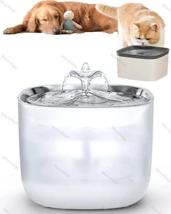 Automatic Pet Water Fountain Dispenser Cat Dog Drinking Bowl With Filter 3L/95oz