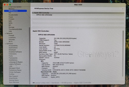 Apple Mac Mini A1993 3.0 GHz i5-8500B 256GB Drive 8GB EMC 3213 (Late 2018) Sequo - Picture 15 of 17