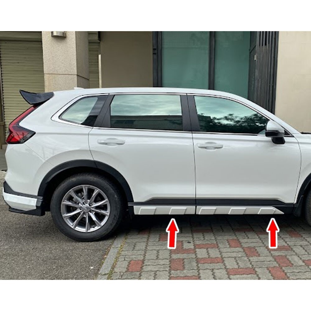 Paint NH578 NEW For Honda CR-V CRV 6th SUV Add-on Side Skirt Body Kits 4PCS 2023