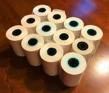 12 Rolls of 2-1/4" x 50' Thermal Paper POS Printers of Sale Retail
