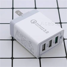 Quick Charging Multi Function Office 3 Port QC+PD Power Adapter for LG G6 H872