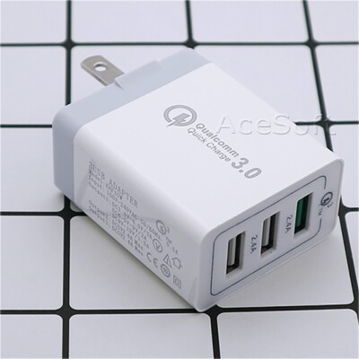 Quick Charging Multi Function Office 3 Port QC+PD Power Adapter for LG G6 H872