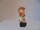 Vintage Made In Japan Little Girl With Basket Salt Shaker Only 3" Tall — photo 4
