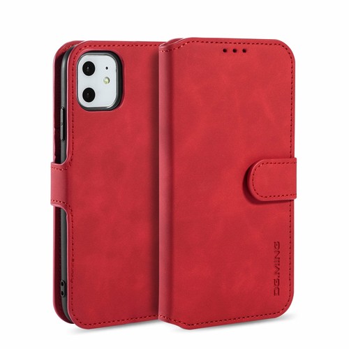 Pour iPhone 11 12 Pro 6 7 8 Plus XR SE Rétro Cuir Housse Etui Portefeuille Coque - Picture 14 of 19