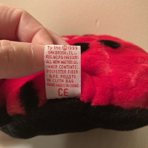 Ty Beanie Buddy Original Lucky the Ladybug 1999 Excellent - Picture 8 of 11