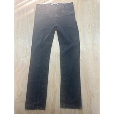 Levis 510 Skinny Jeans Kids Size 16 Reg Black Denim W28 L28 5510-508