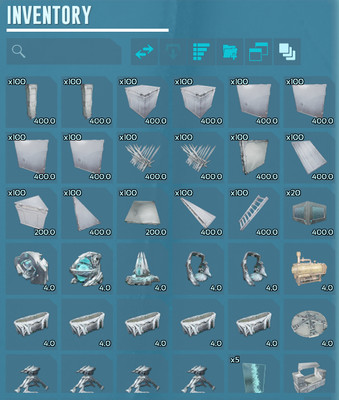 ARK SURVIVAL ASCENDED PVE METAL BASE SET EVERYTHING YOU NEED ALL IN ONE
