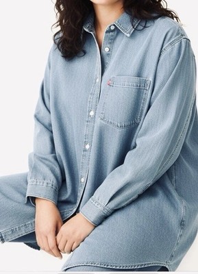 NWT Levi s Plus Size 4X / (26-28) Denim Dress /Cotton Long Shirt Sold Out $89