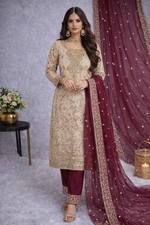 Salwar Kameez Pakistani Indian Wedding Party Wear Dress Bollywood Plazzo Suit