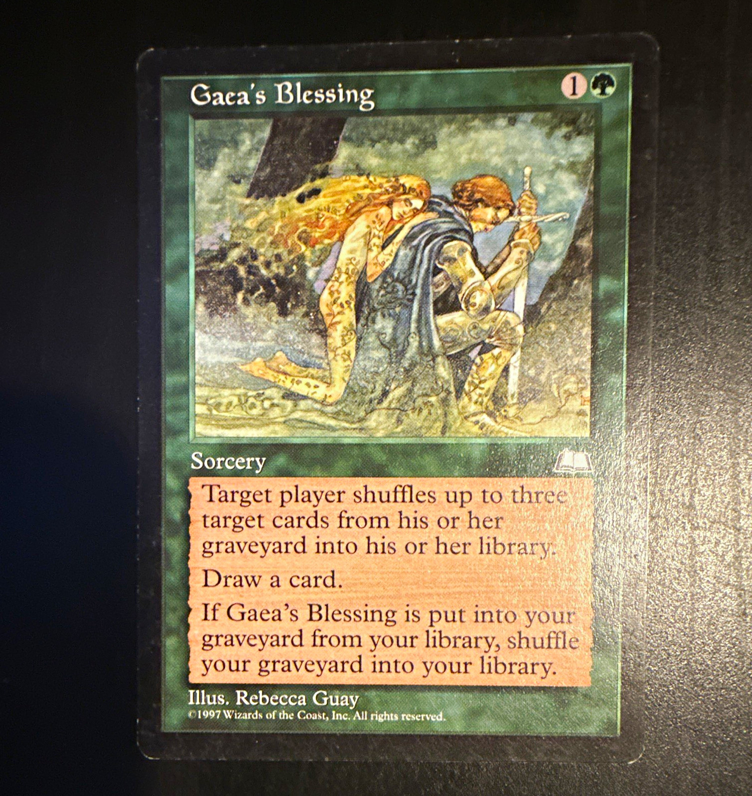 Gaea's Blessing MTG Sorcery Weatherlight Unc EN 1997 G 1G