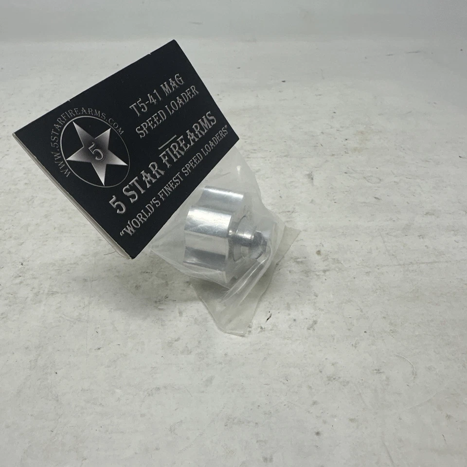 Aluminum Speedloader, Speed Loader; S&W 57&58; Hlds 6 Rnds 41 Mag; S6-41 Mag-102 - Image 3 of 4