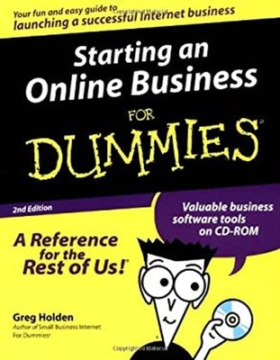 Starting an Online Business for Dummies  Paperback Greg Holden