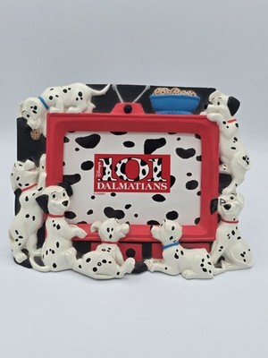 WALT DISNEY COMPANY 101 DALMATIANS Puppies Watching TV Photo/Picture FRAME 3 x 5