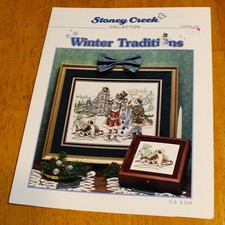 Stoney Creek Collection WINTER TRADITIONS Cross Stitch Book 100 - Guc -1999