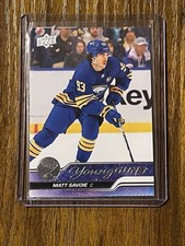 2023-24 Upper Deck Extended Series Matt Savoie Young Guns Rookie Card