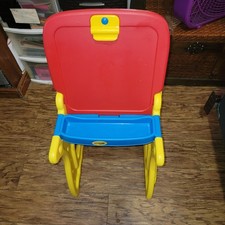 Juego de Escritorio Playschool con Pizarra de Tiza para Niños Todas las Edades Aprendizaje Preescolar