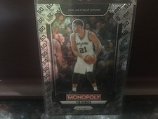 Tim Duncan 2024 monoply prizm GO sp #leg5🔥🔥 rare🔥🔥