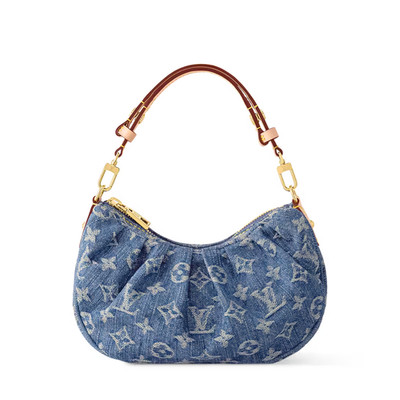 NEU Louis Vuitton Monogram Pochette Valley Denim Handtasche Blau M13571 Authe...