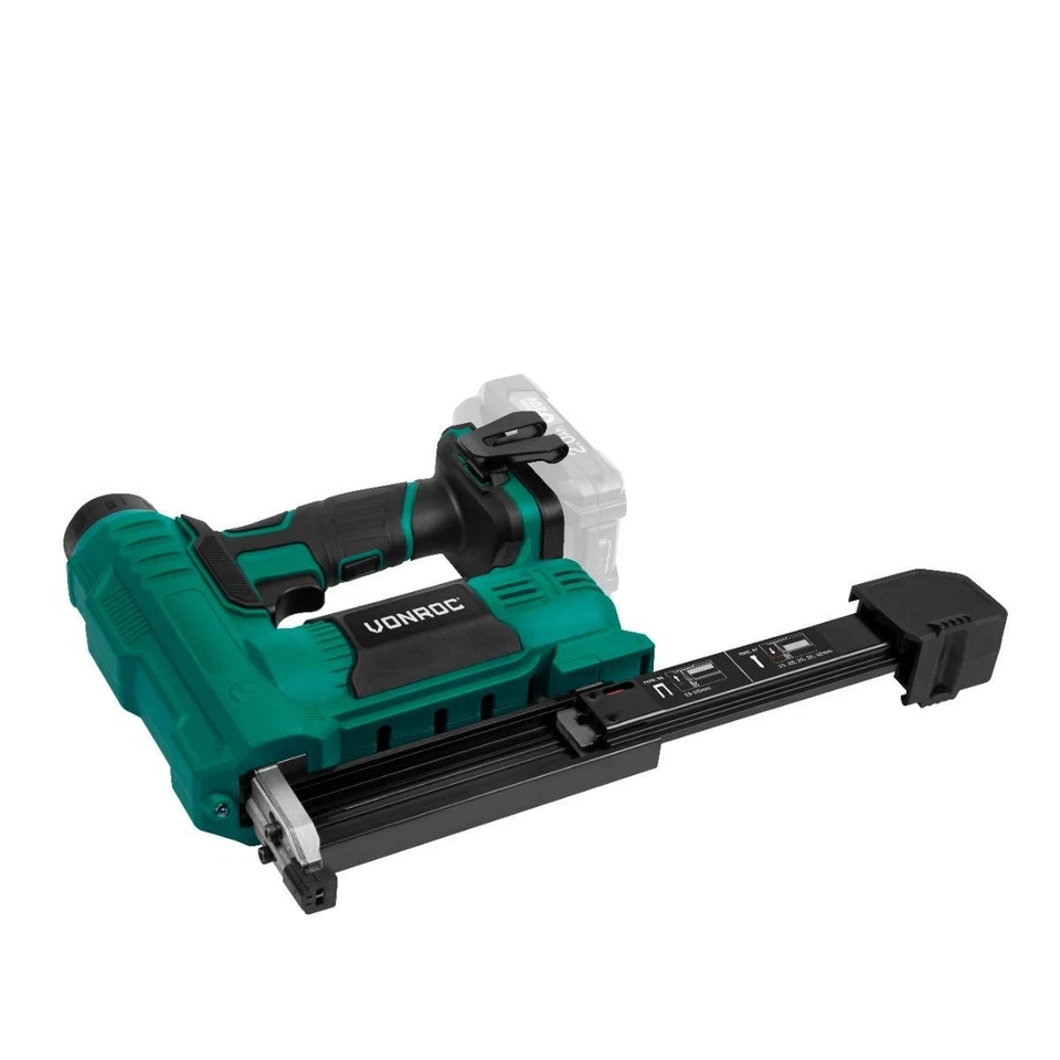 VONROC Agrafeuse cloueuse sans fil 20V – 1000 agrafes incluses - Photo 2/4