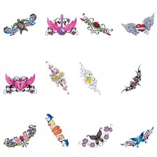 Lower Back Temporary Tattoos Choose Singles or a Set 3.5" x 2.5"