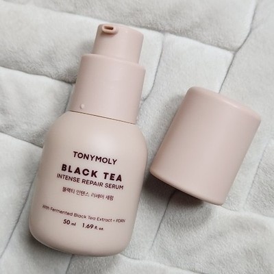 TONYMOLY Black Tea Intense Repair Serum 50ml Elasticity Radiance K-Cosmetics NEW