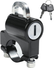 Universal Motorcycle Helmet Lock Anti-Theft Cable with Keys  Mount