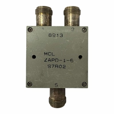 ZAPD-1-6 Mini Circuits Power Splitter Combiner N Typ 2-Wege 500-1000Mhz